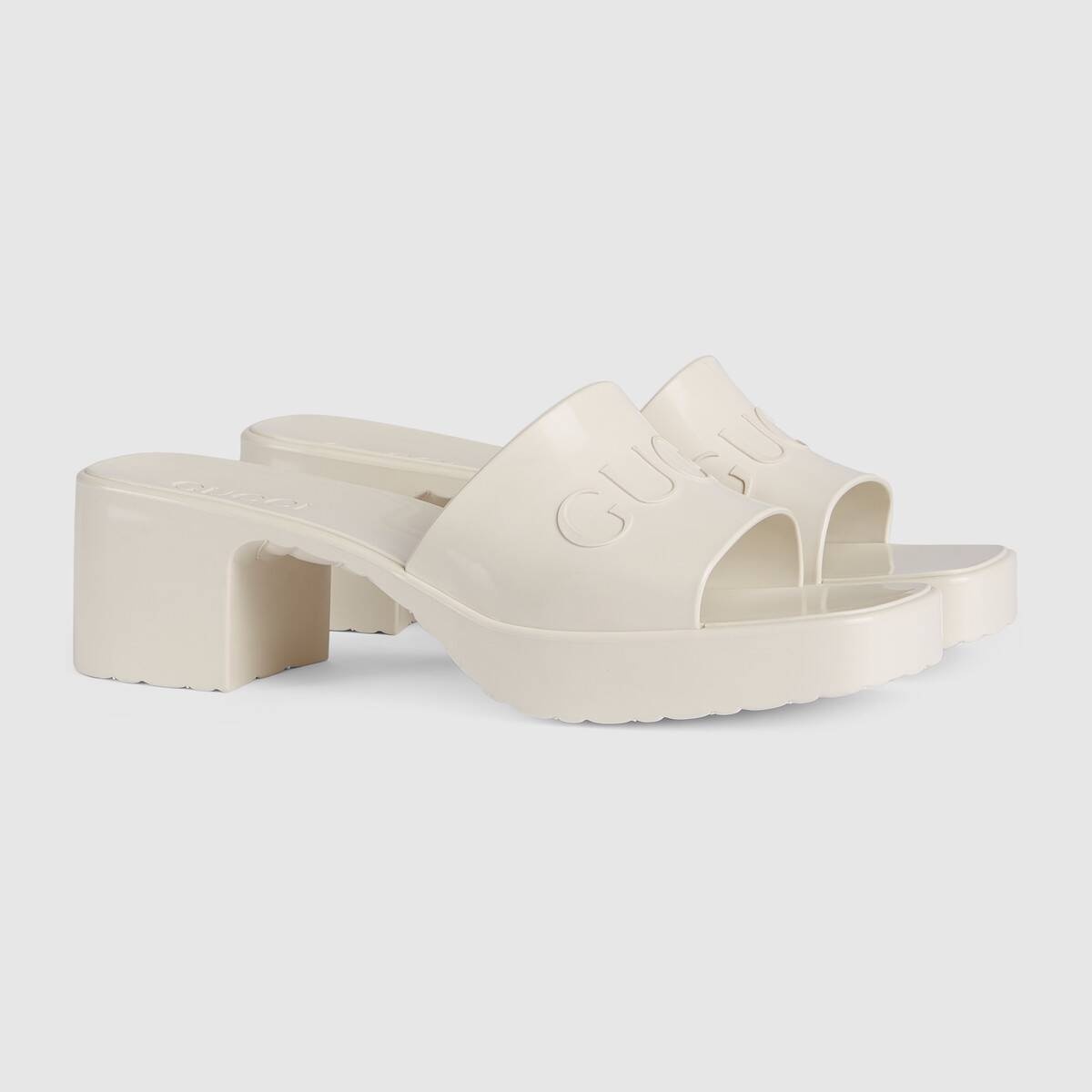 Women's rubber slide sandal - 2