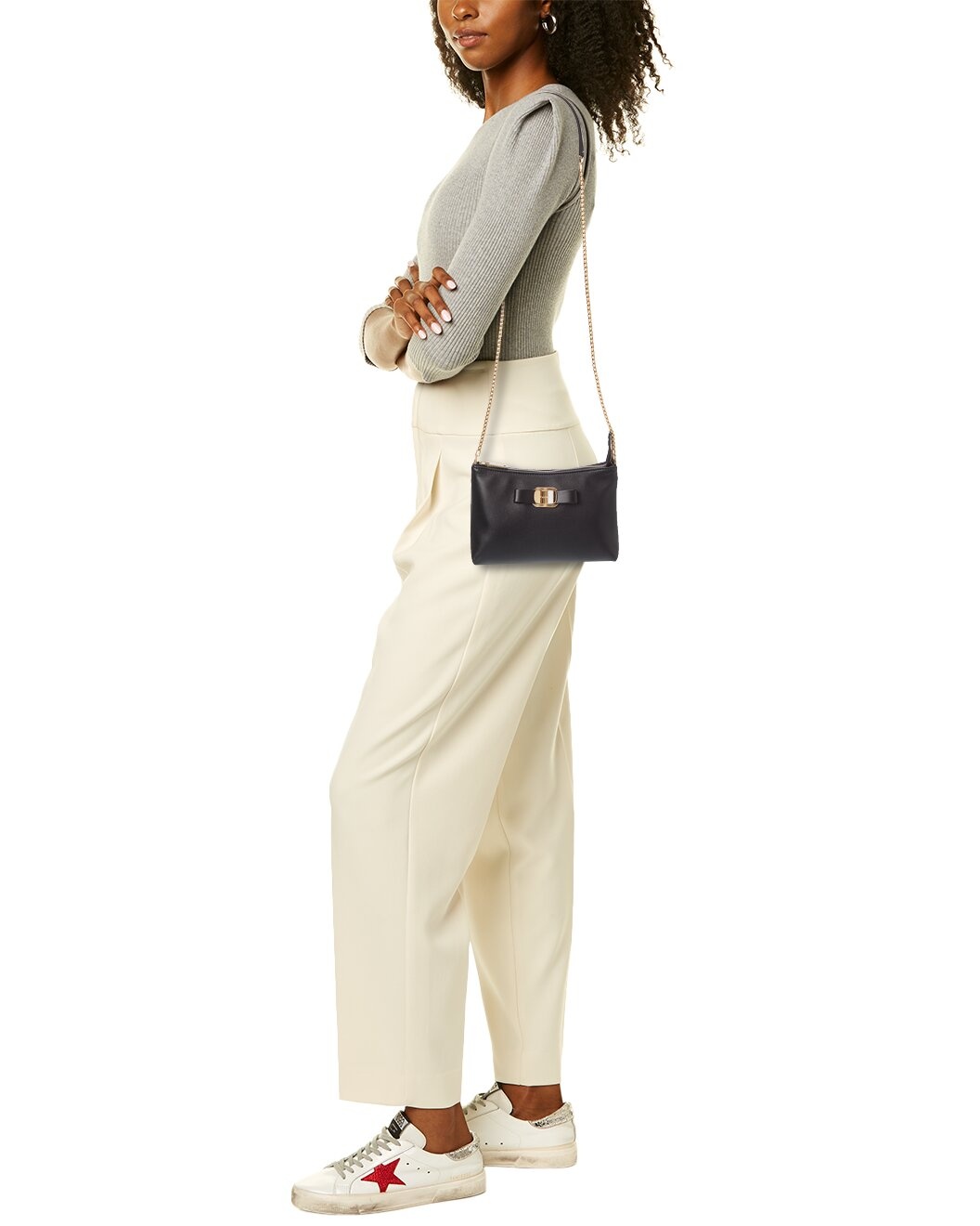 Ferragamo Leather Shoulder Bag - 4