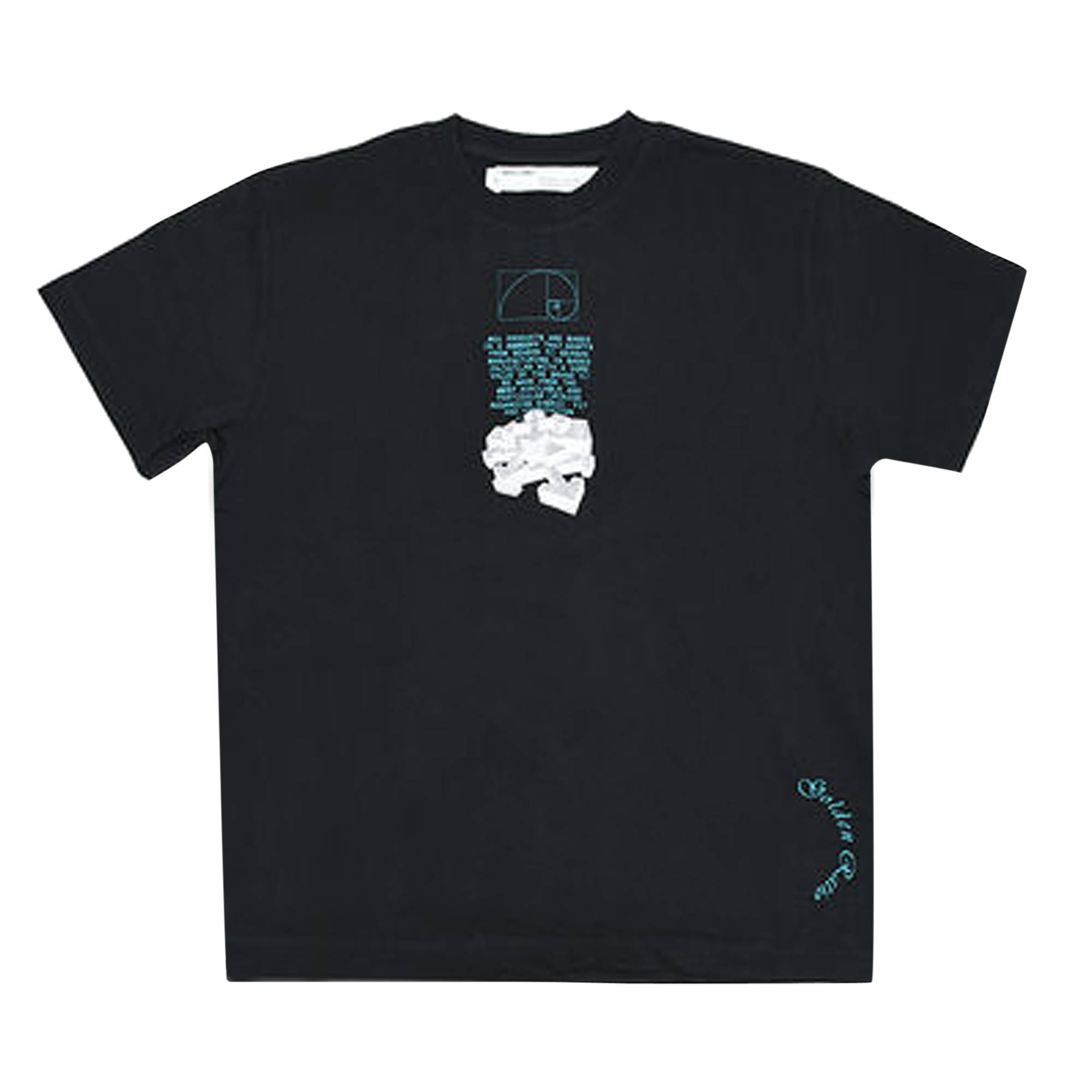 Off-White Dripping Arrows Short Sleeve Over T-Shirt 'Black' - 1
