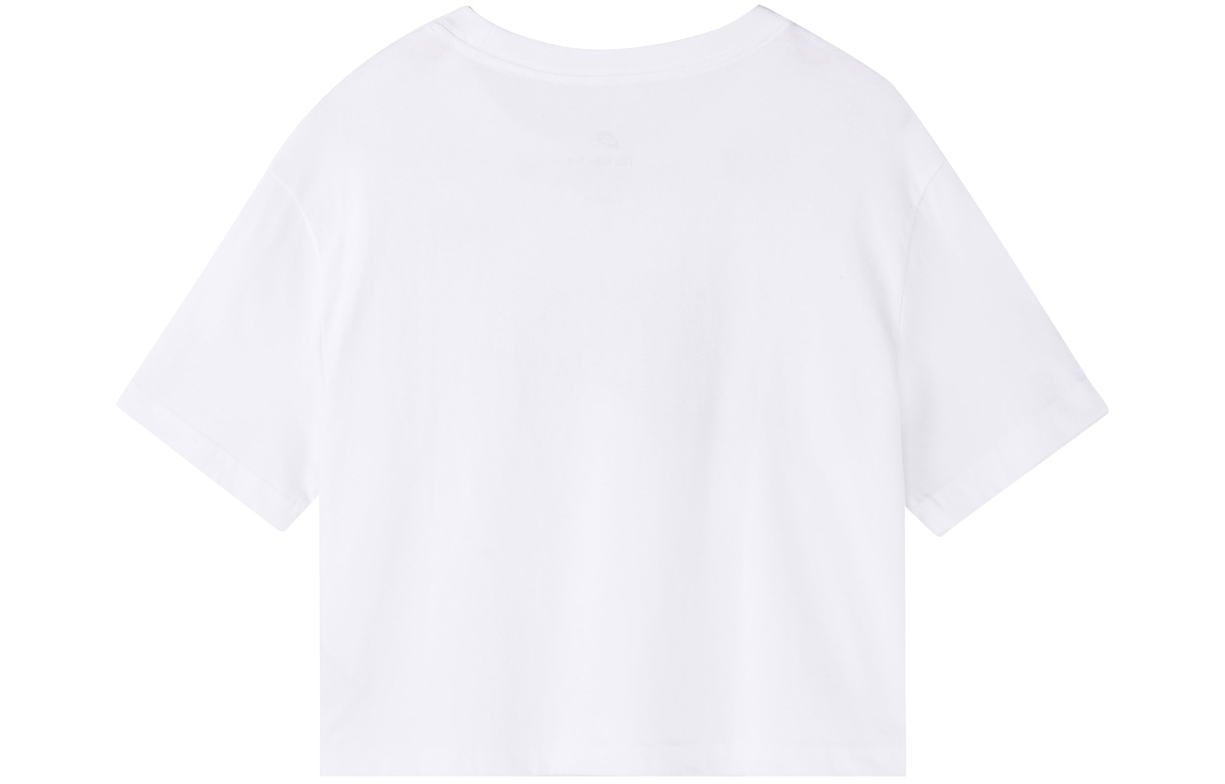 (WMNS) Nike Sportswear Essential Short Casual Crew Neck Short Sleeve T-Shirt White BV6176-100 - 2