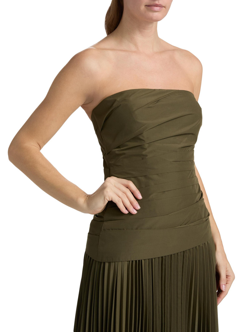 Women's Arie Strapless Bustier Midi-Dress - Fern 7