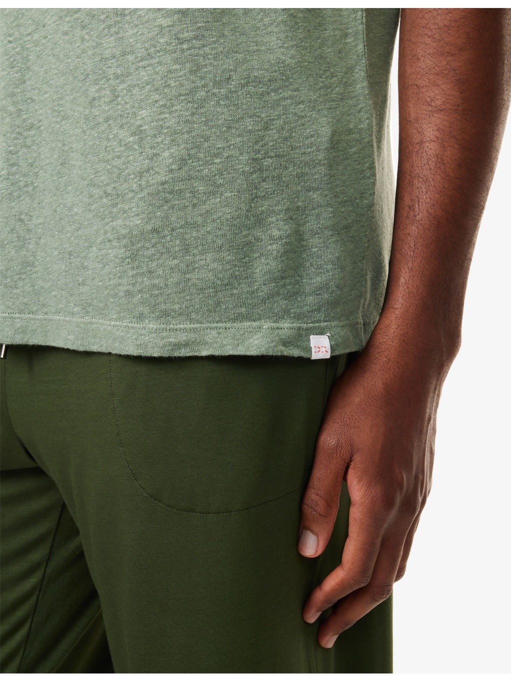 Jordan Crewneck Linen T-Shirt - 4