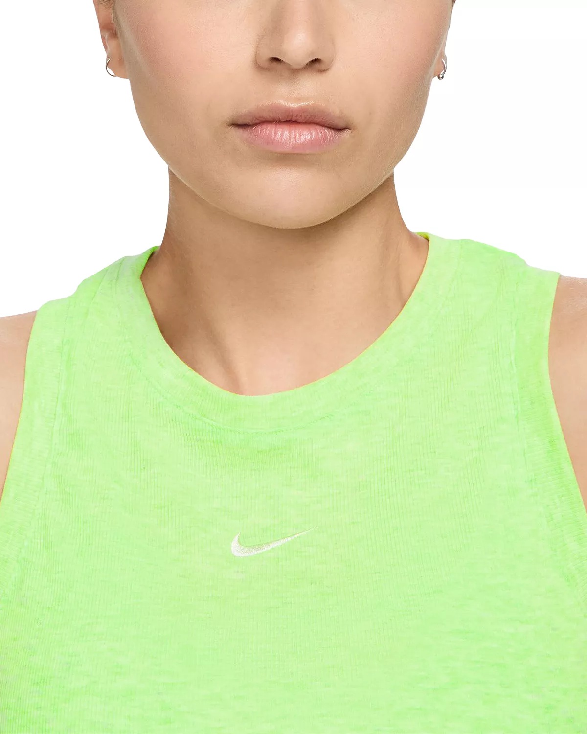 Essential Ribbed Cropped Tank Top - 7