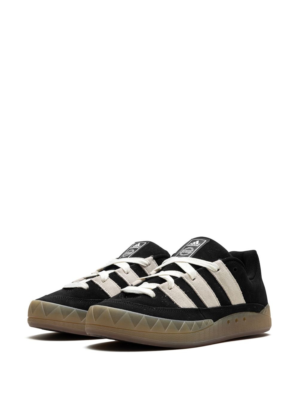 Adimatic "Core Black/Off White/Gum" sneakers - 2