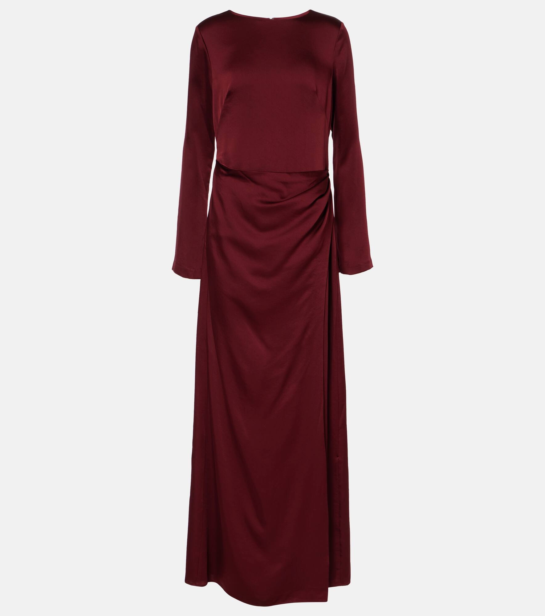 Qiana draped gown - 1