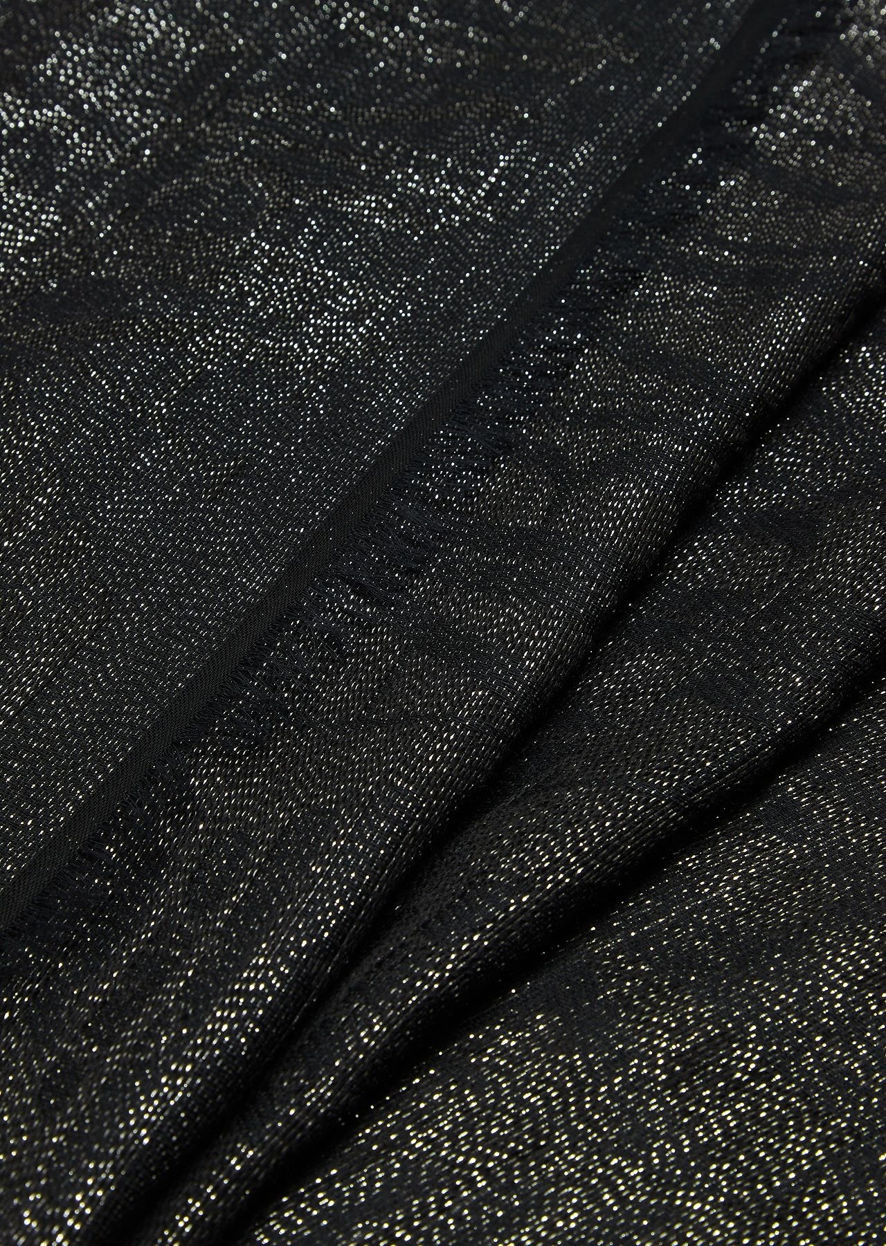 Modal blend stole with tone-on-tone jacquard lettering - 2