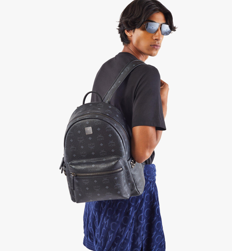 MCM Stark Side Studs Backpack in Visetos outlook