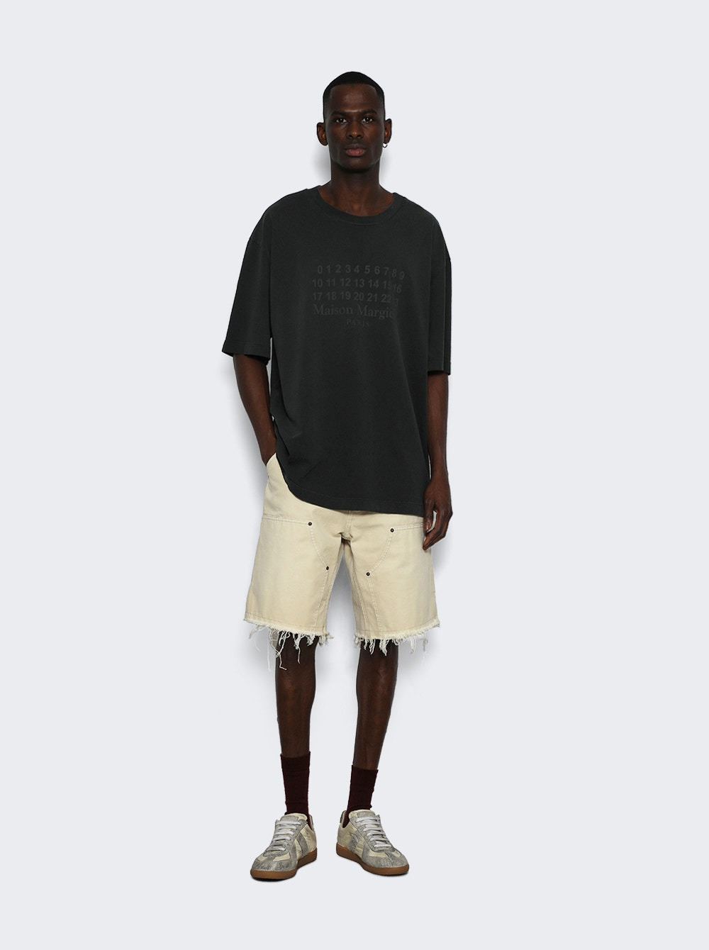 Logo Tee Washed Black - 5