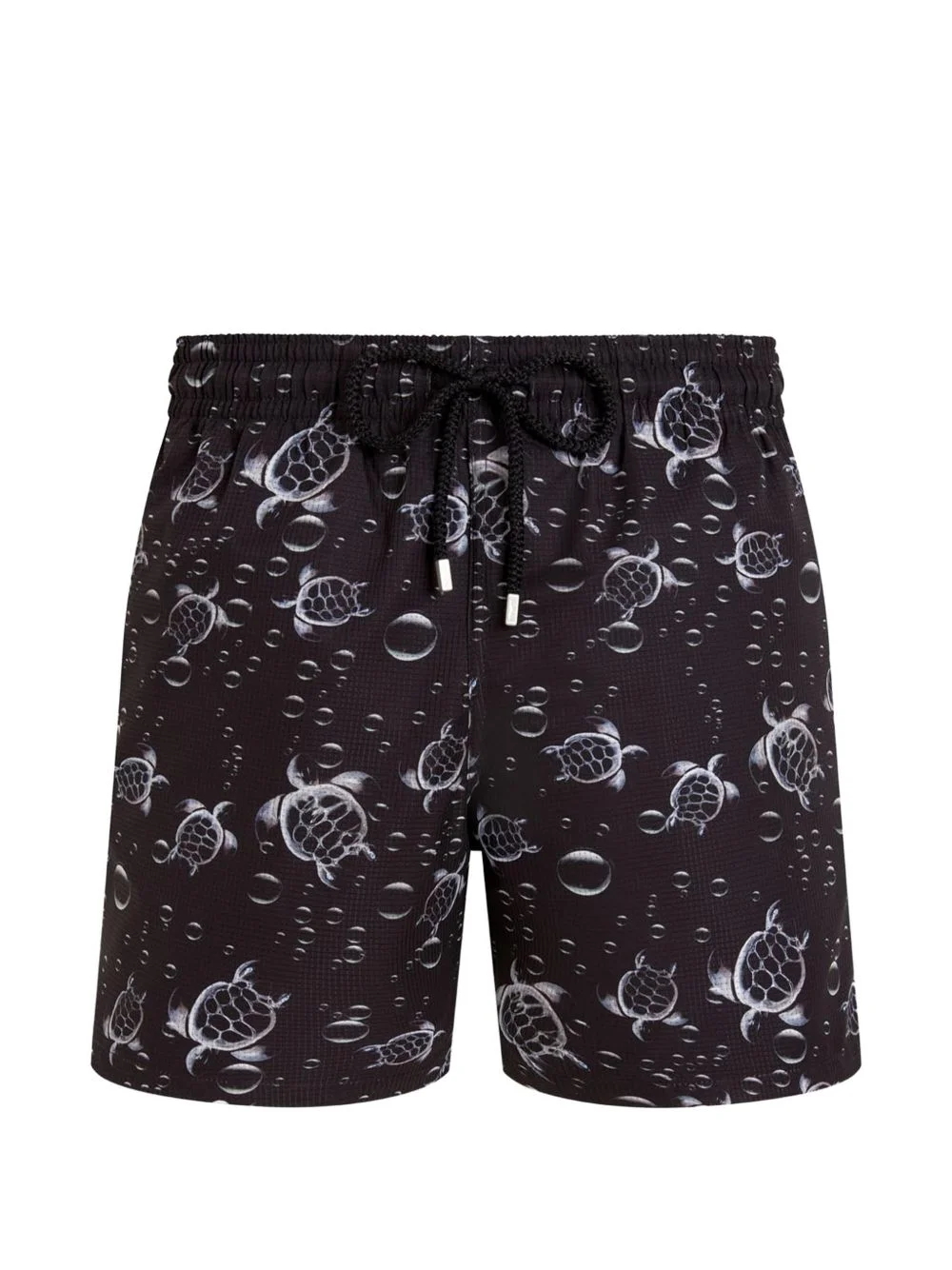 turtle-print drawstring shorts - 1