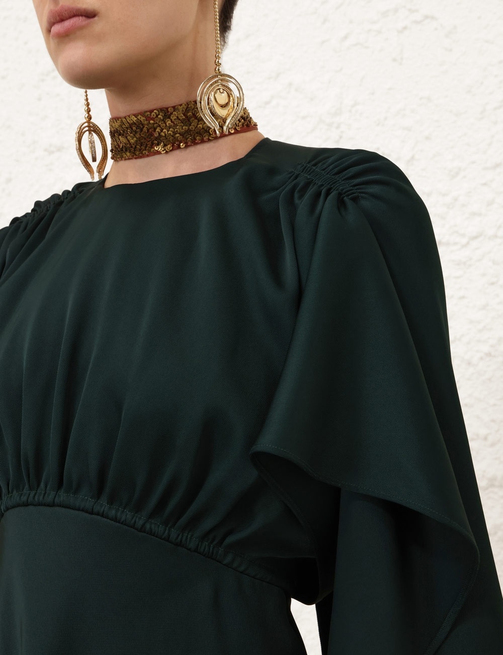 ワンピース Zimmermann FW24 Eden Cascading Mini Dress (1408DF242 BOGR) Zimmermann Eden Cascading Mini Dress | Shopbop