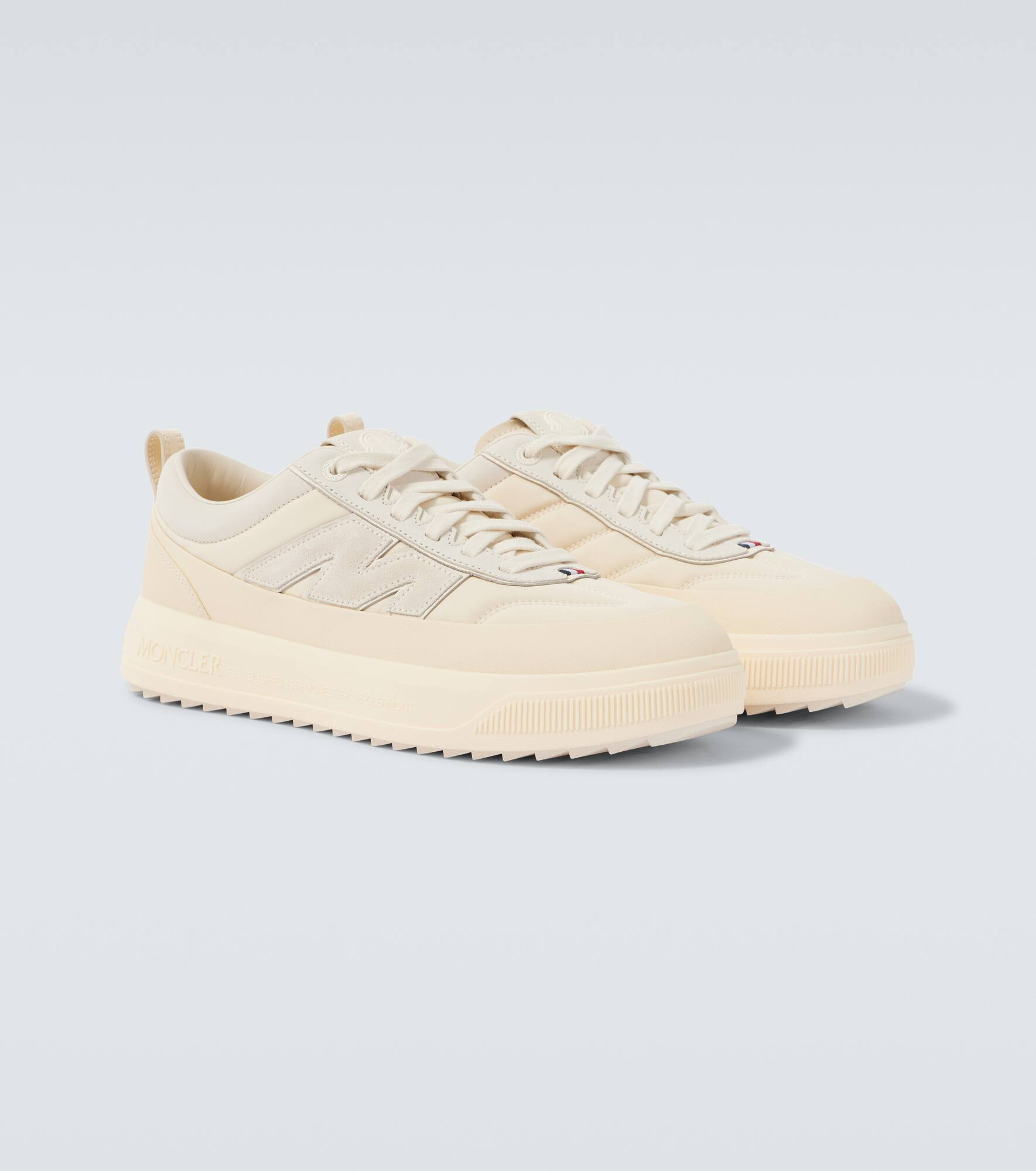 Monpulse Altive leather-trimmed sneakers - 5