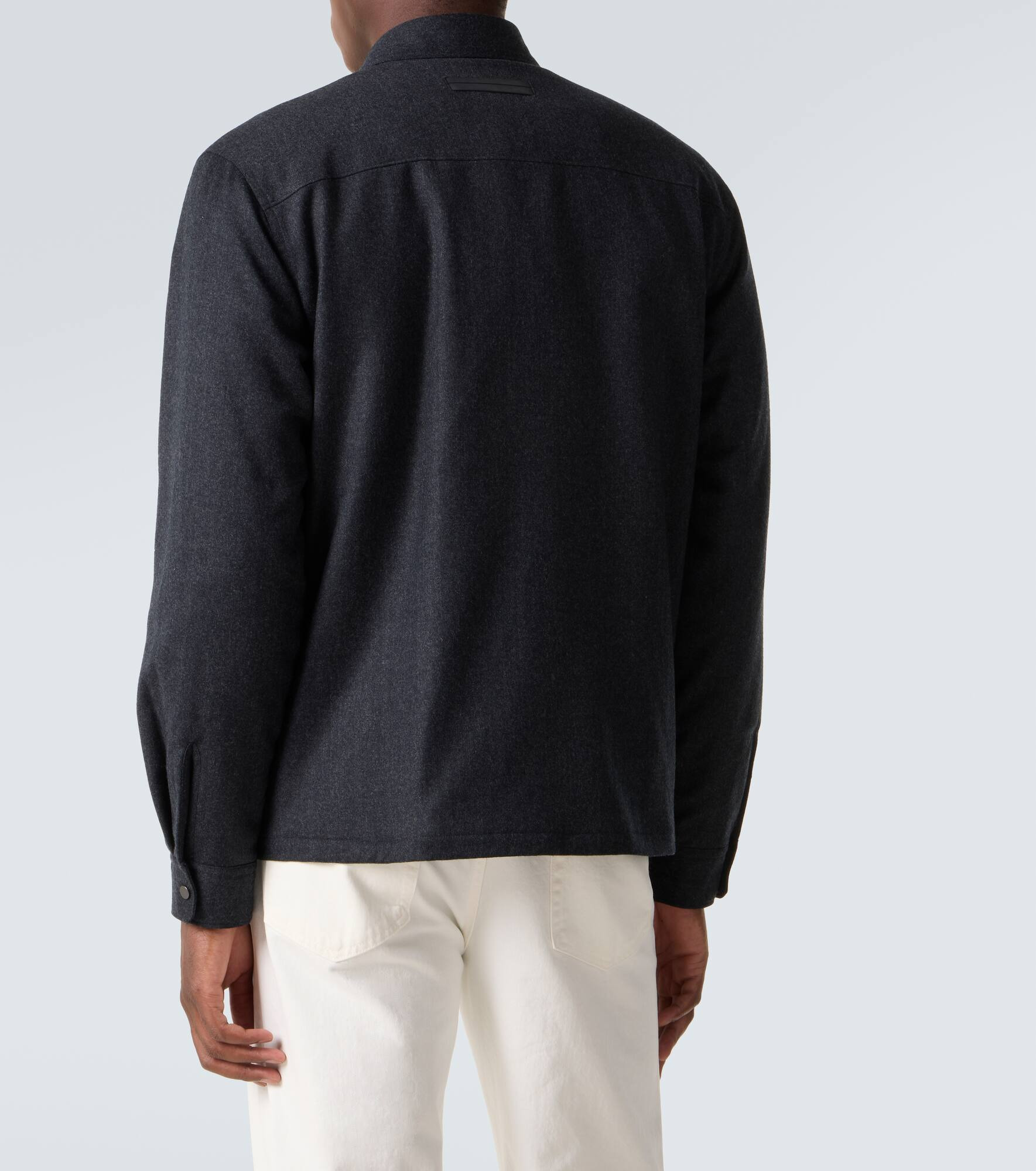 Wool overshirt - 4