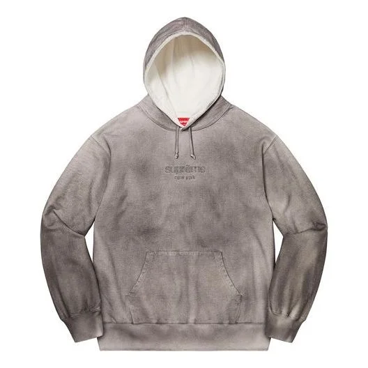 Supreme Spray Hooded Sweatshirt 'Grey' SUP-FW20-246 - 1