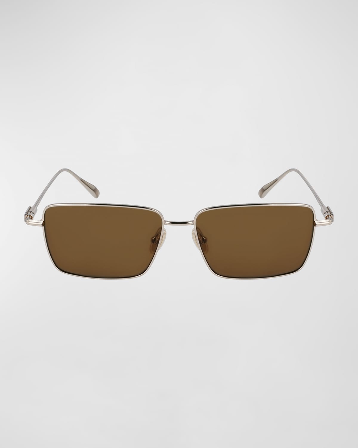 Men's Gancini Evolution Metal Rectangle Sunglasses - 3