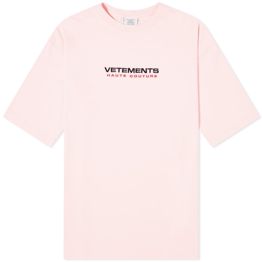 VETEMENTS Logo Haute Couture Tee - 1