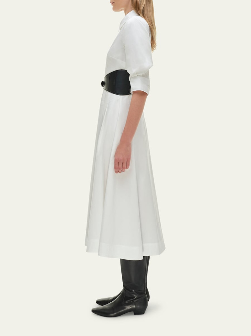 SIMKHAI Olson Belted Midi Shirtdress outlook