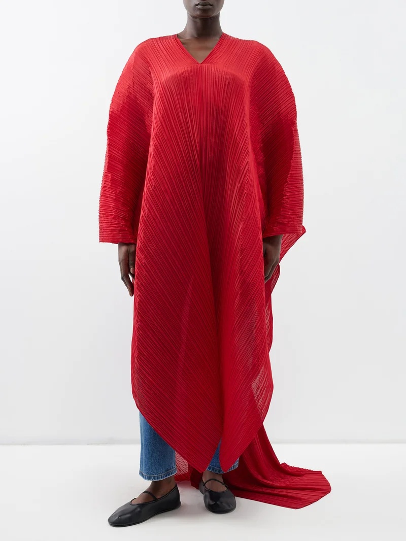 PLEATS PLEASE ISSEY MIYAKE MADAME-ストール Pleats Please Issey Miyake Basic Madame-T Stole in White