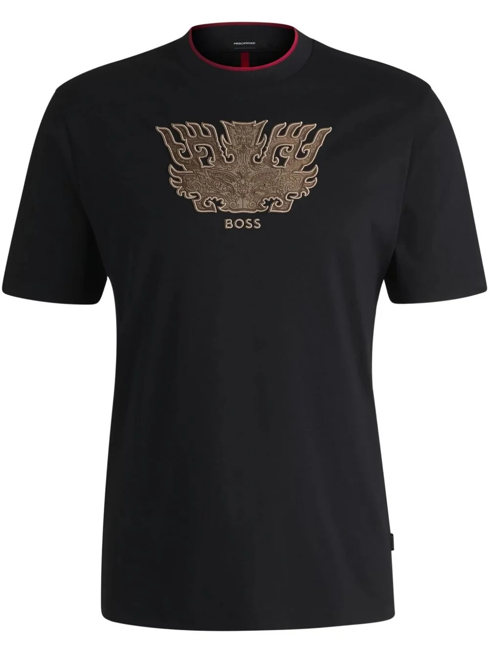 logo-embroidered T-shirt - 1