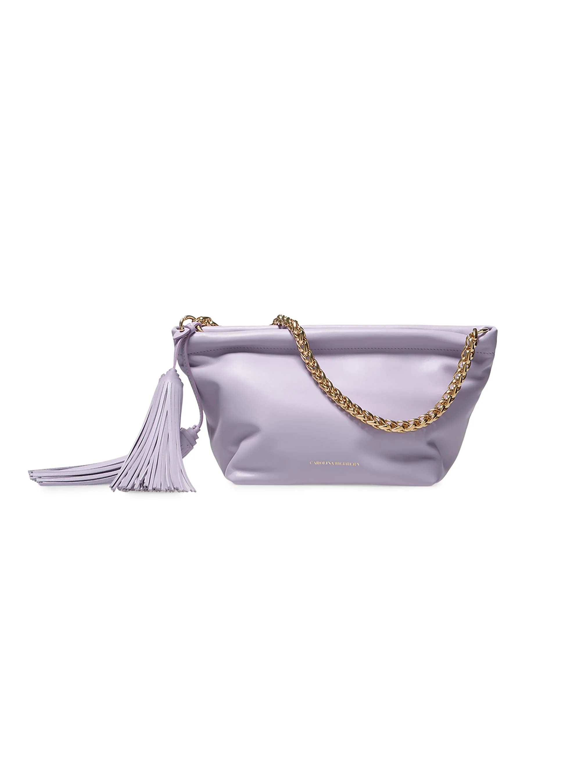 Women's Pia Small Leather Clutch - Violeta - 1