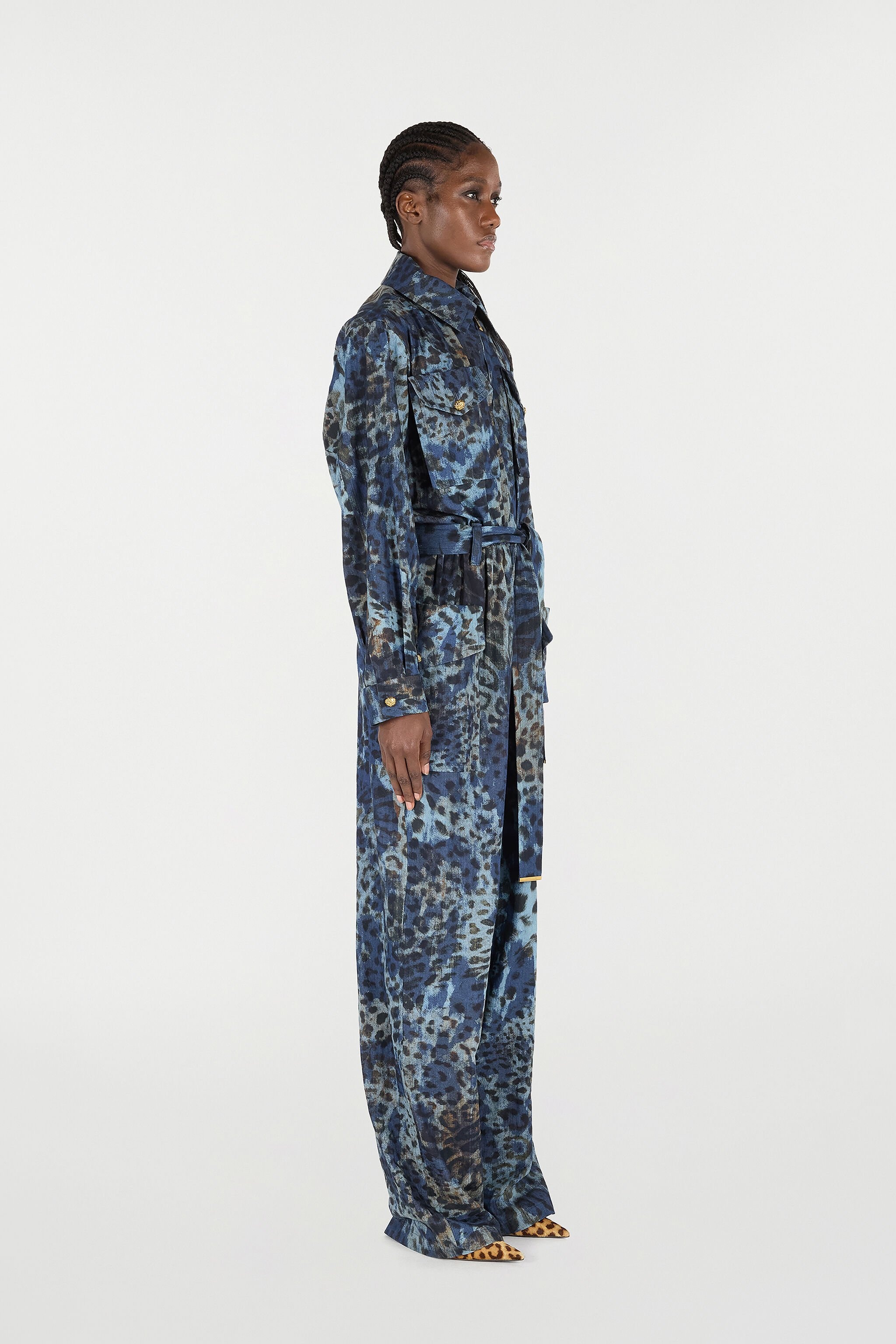 Jumpsuit With Leopard Print - 3