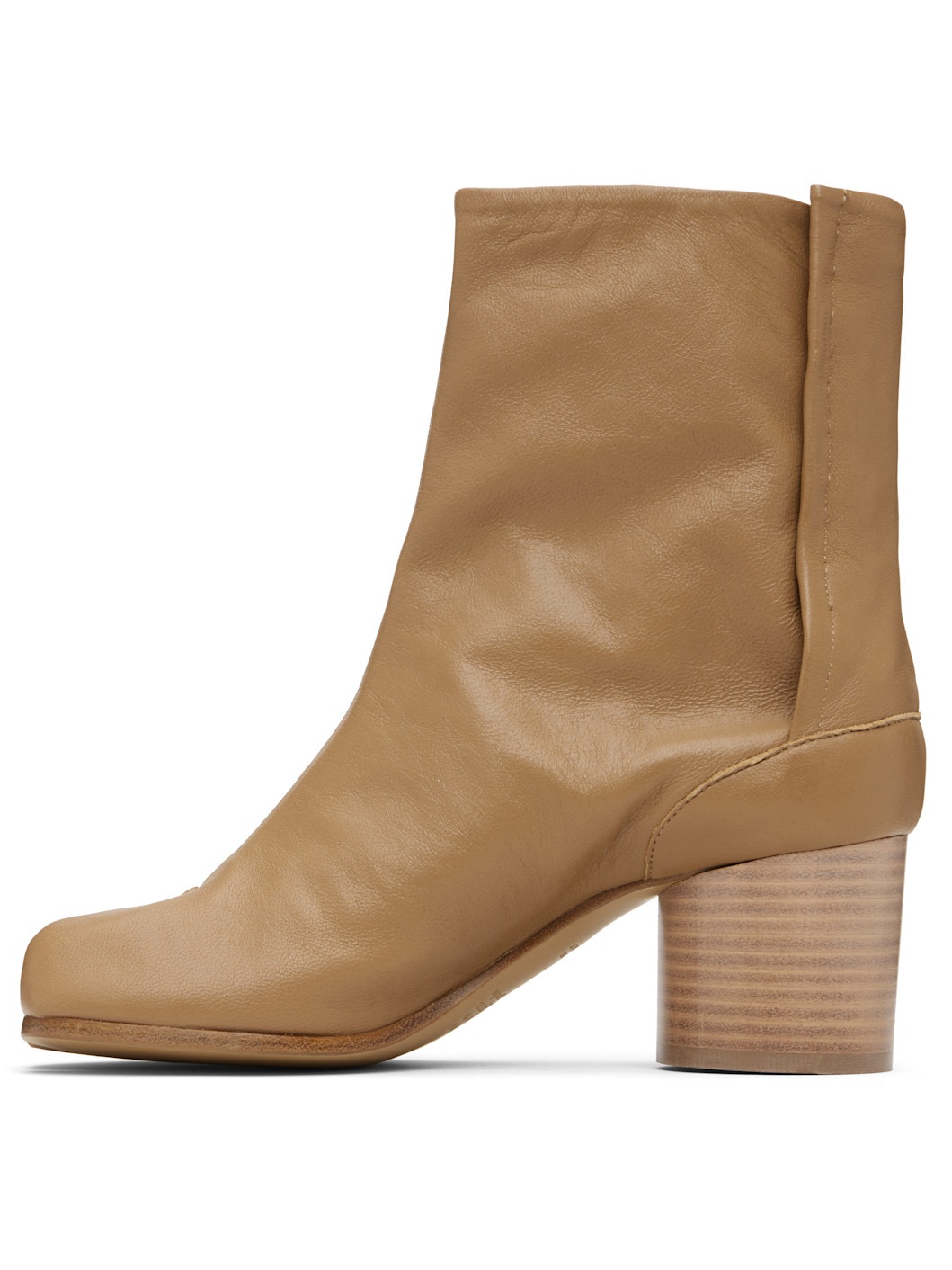 Beige Tabi Ankle Boots - 3