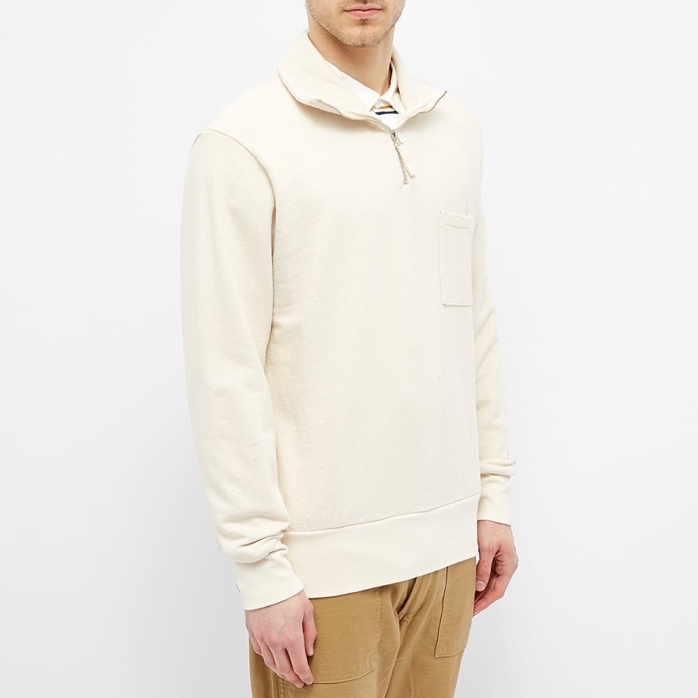 Universal Works Quarter Zip Sweat - 4