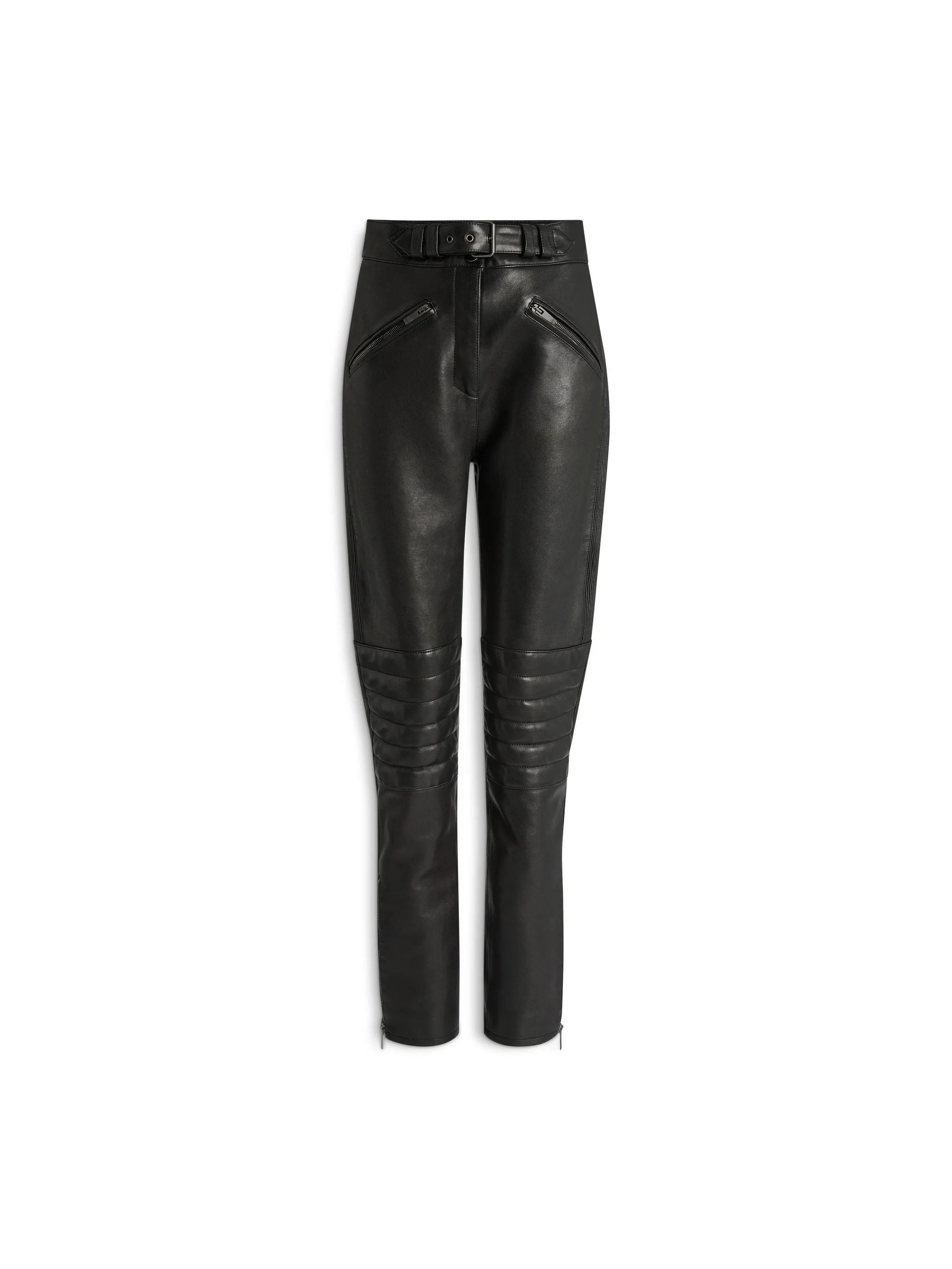 Lambskin biker trousers - 1