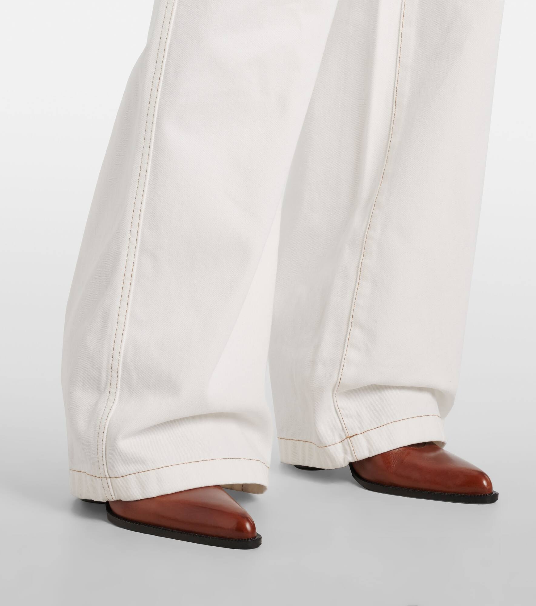 High-rise straight jeans - 5