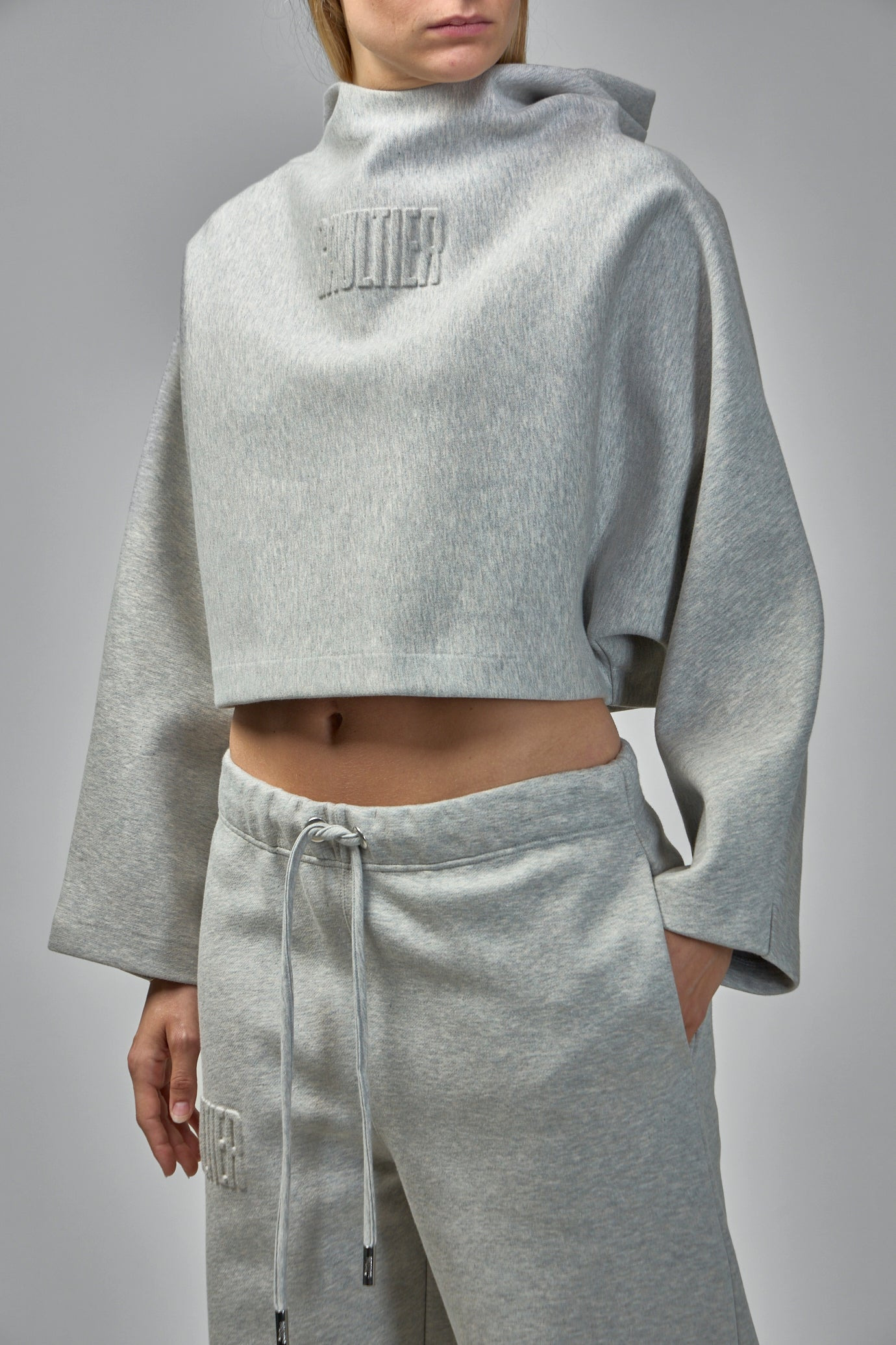Embossed Gaultier Hooded Sweatshirt - 4