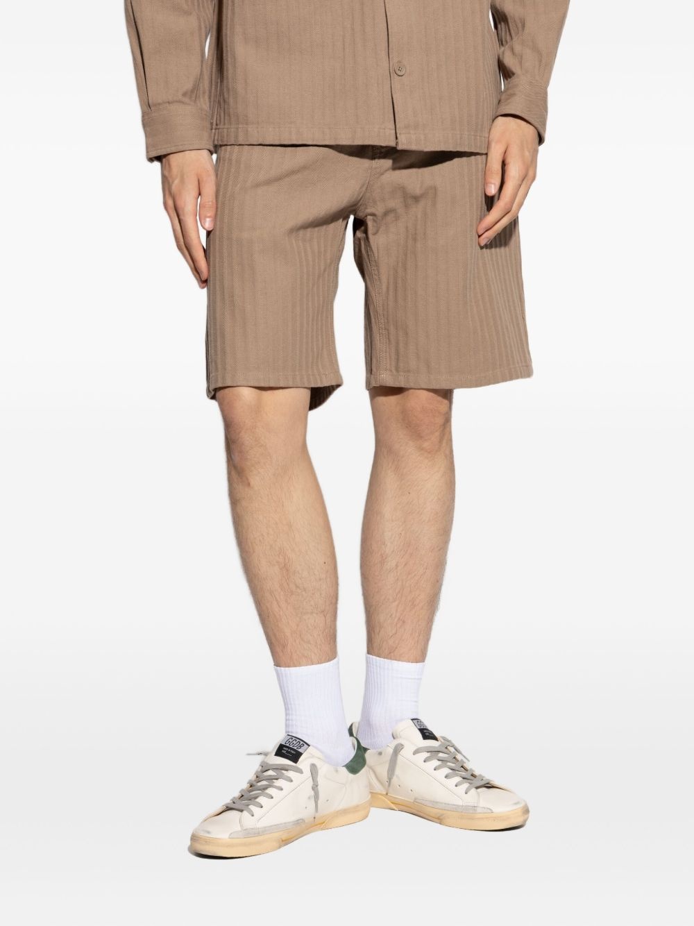 Saeddie striped shorts - 3