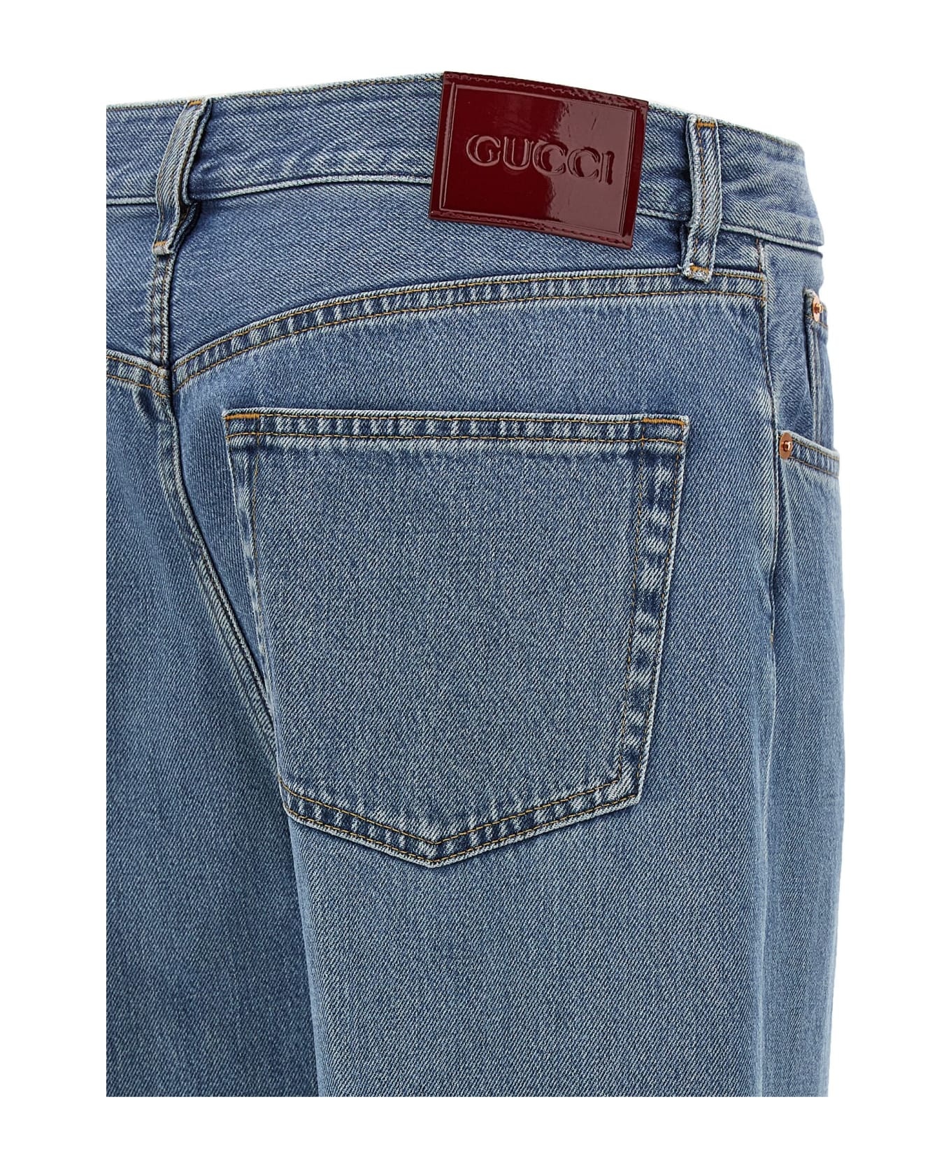 'gucci Rosso Ancora' Jeans - 4