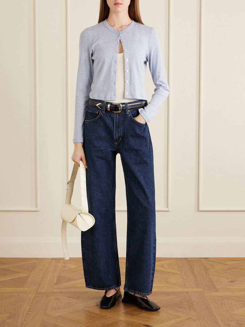 LESET Nando Cotton-jersey Cardigan outlook