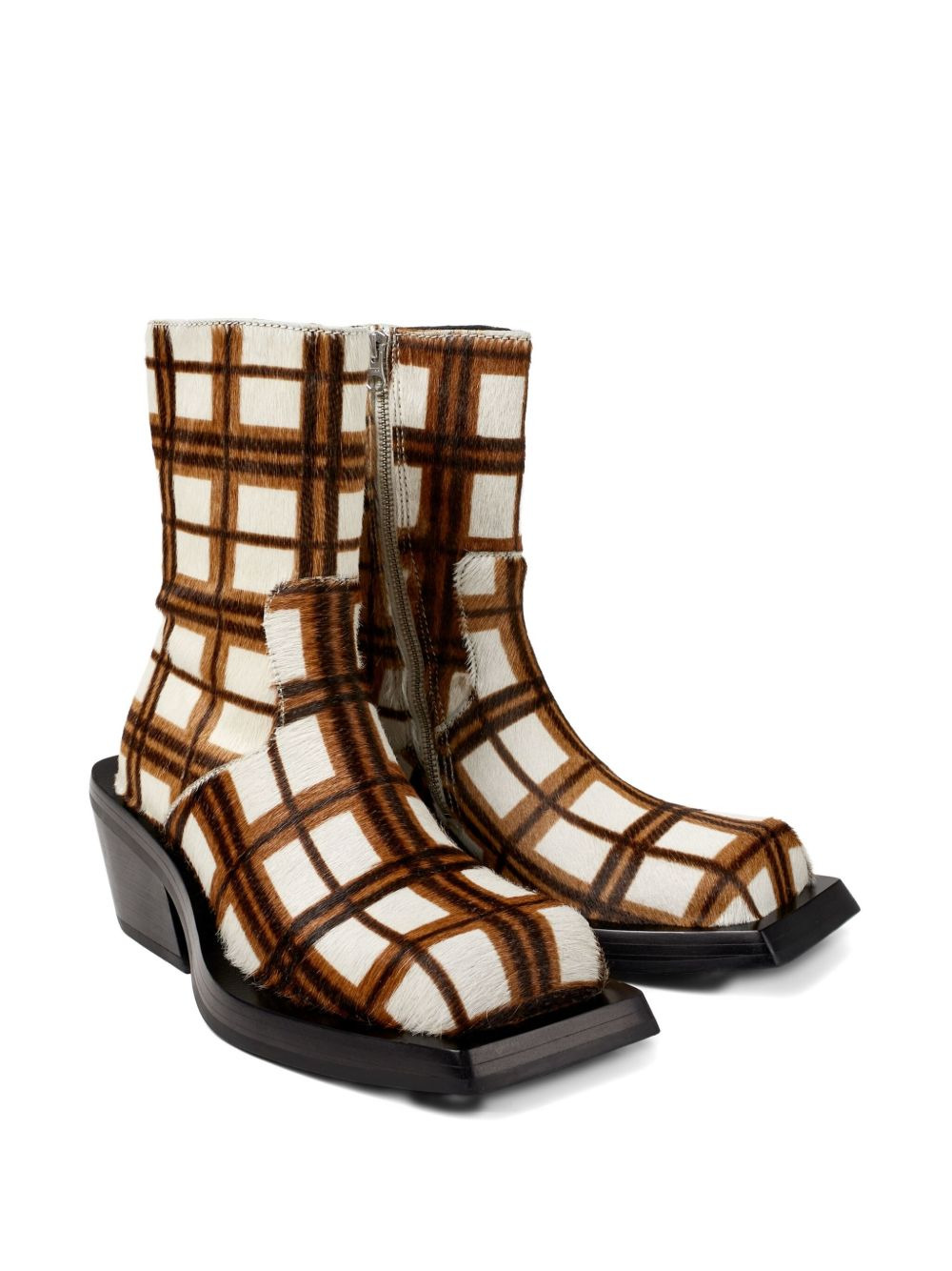 Quetal checked ankle boots - 2
