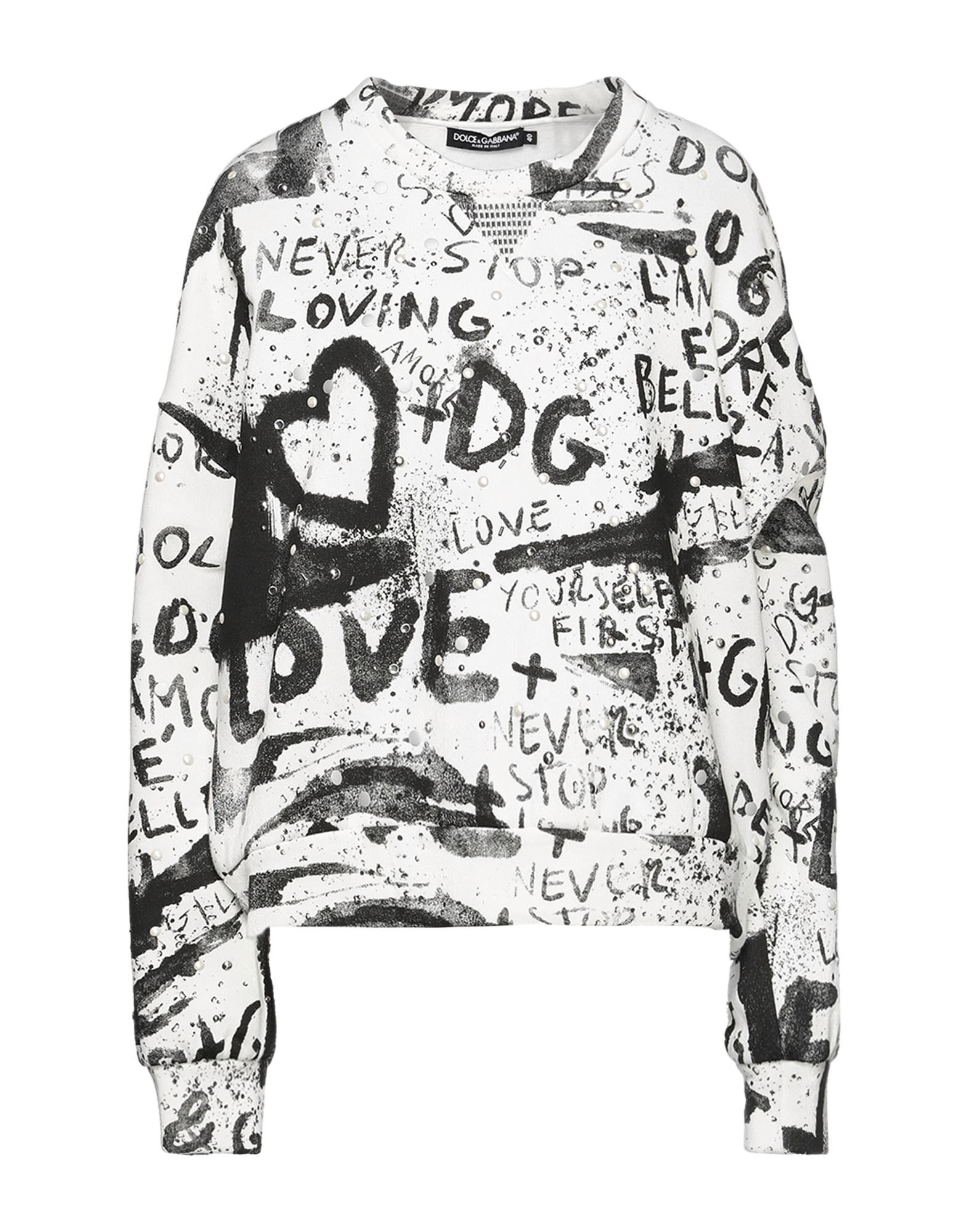 White Women's Sweatshirt - 1