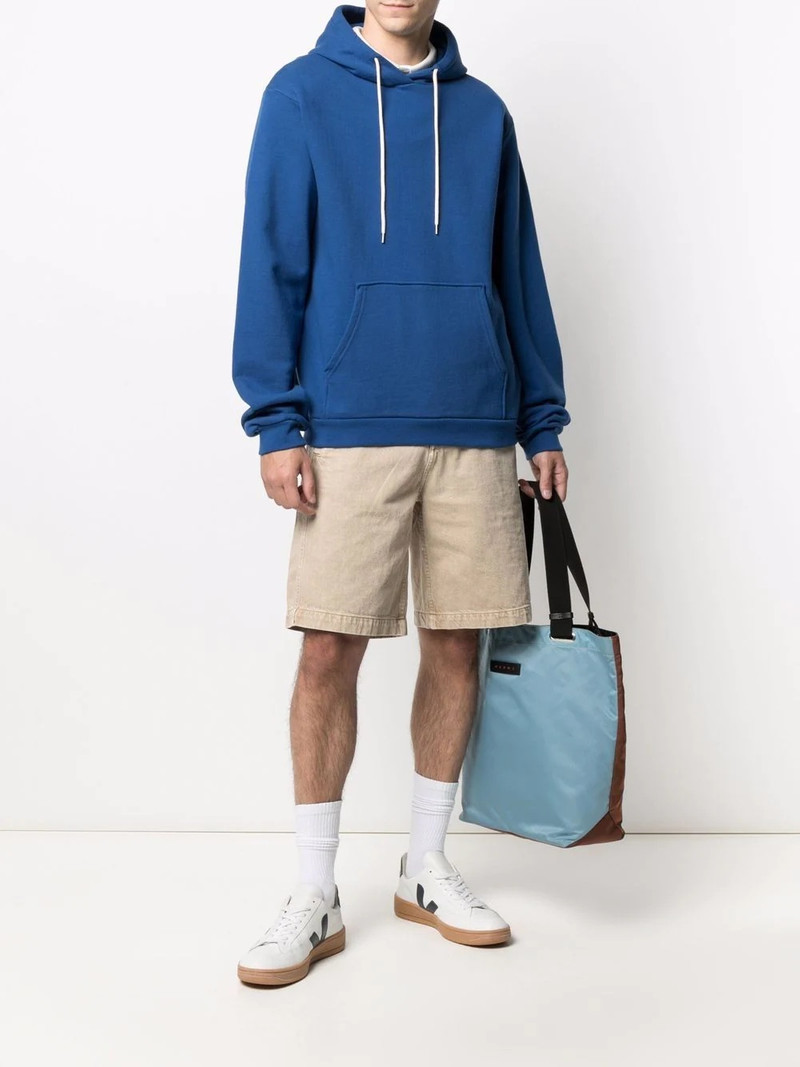 John Elliott long-sleeved cotton hoodie outlook