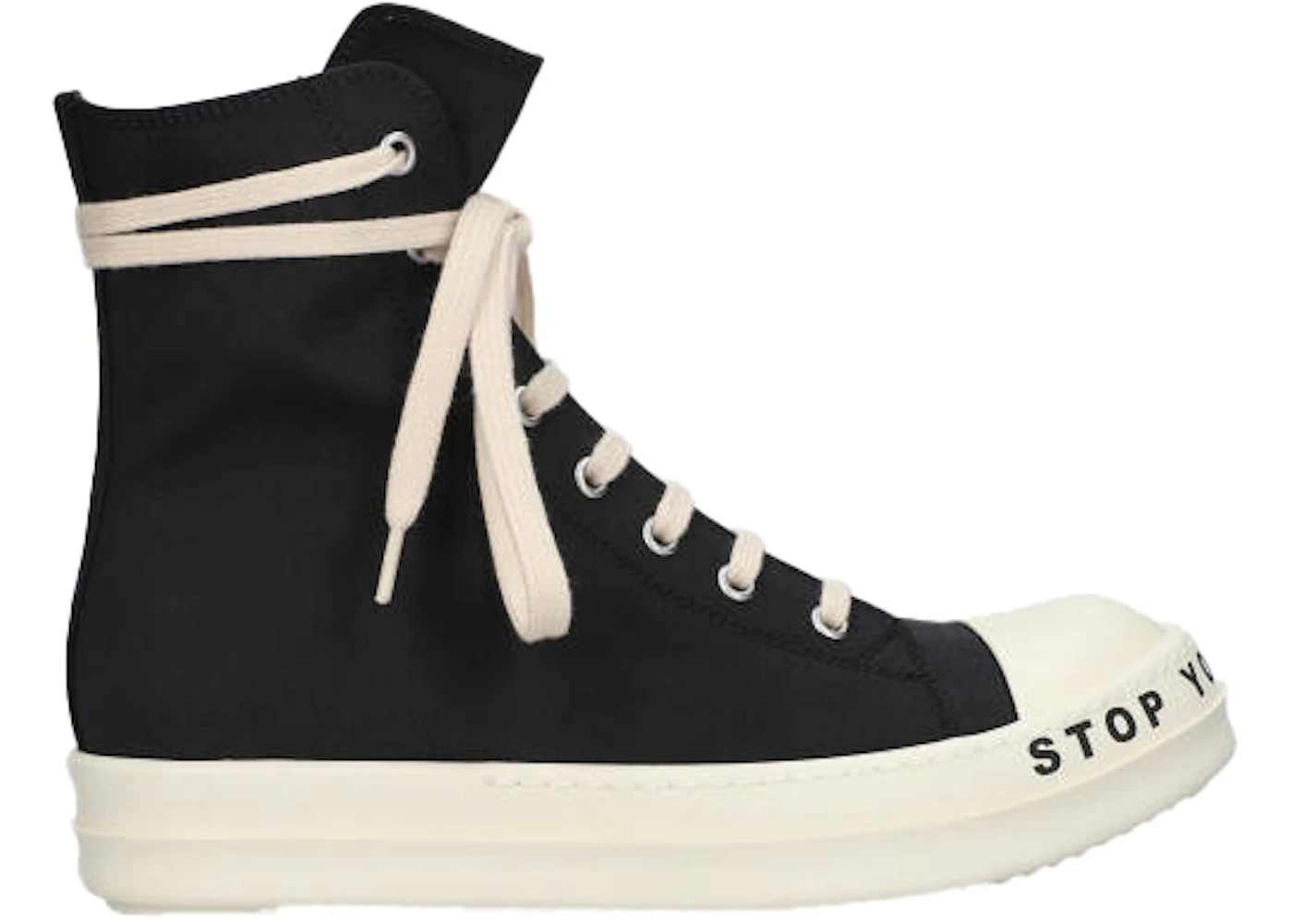 Rick Owens DRKSHDW High Stop Your Breath Black - 1