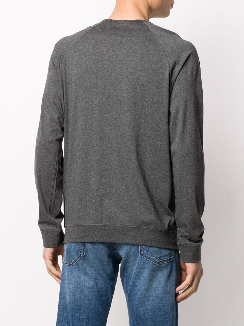 crew neck long-sleeved sweatshirt - 4