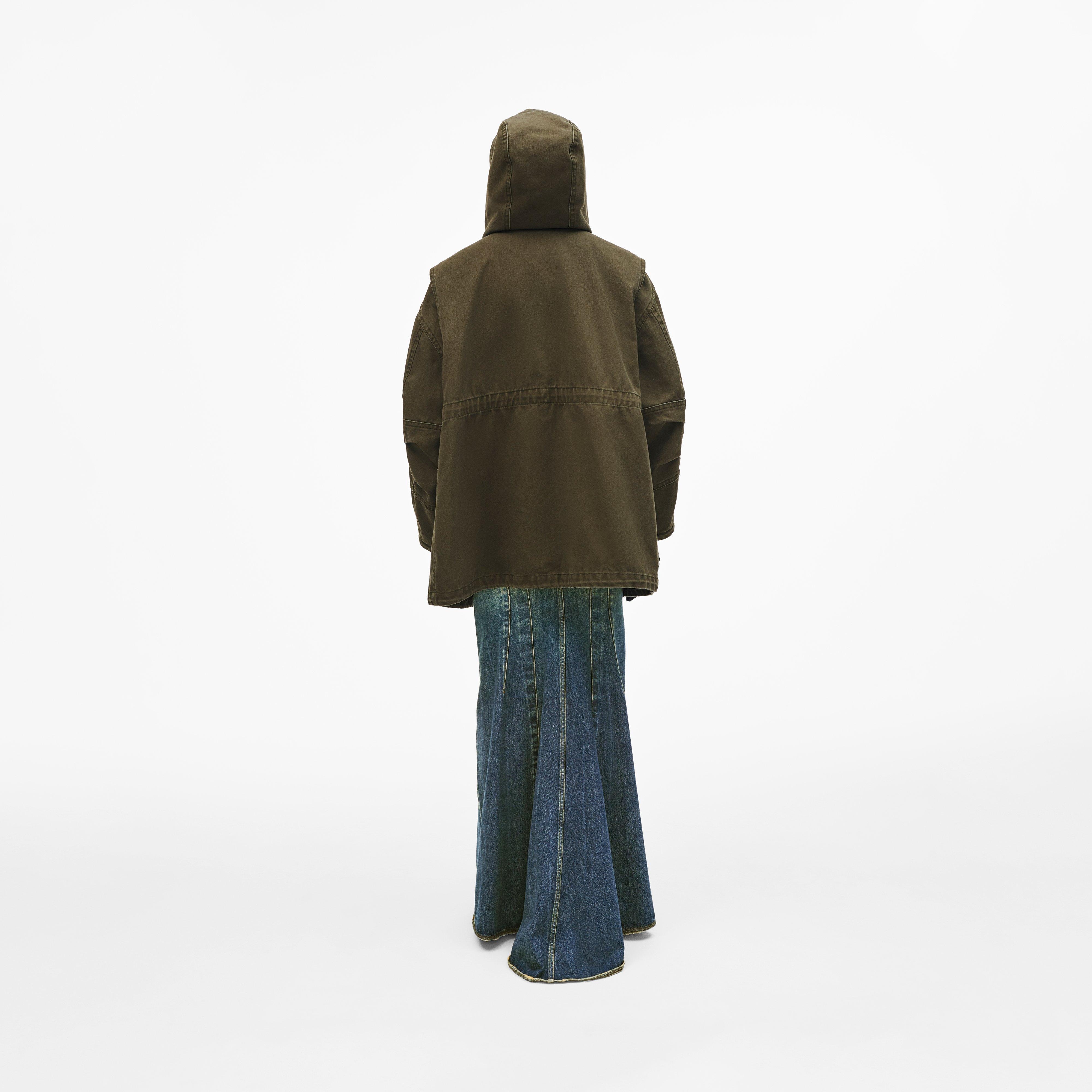 OVERSIZED CARGO CANVAS JACKET - 4