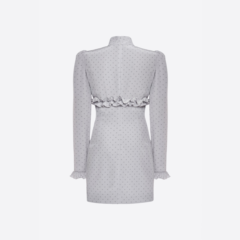 POLKA DOT MINI DRESS WITH RUFFLES 2