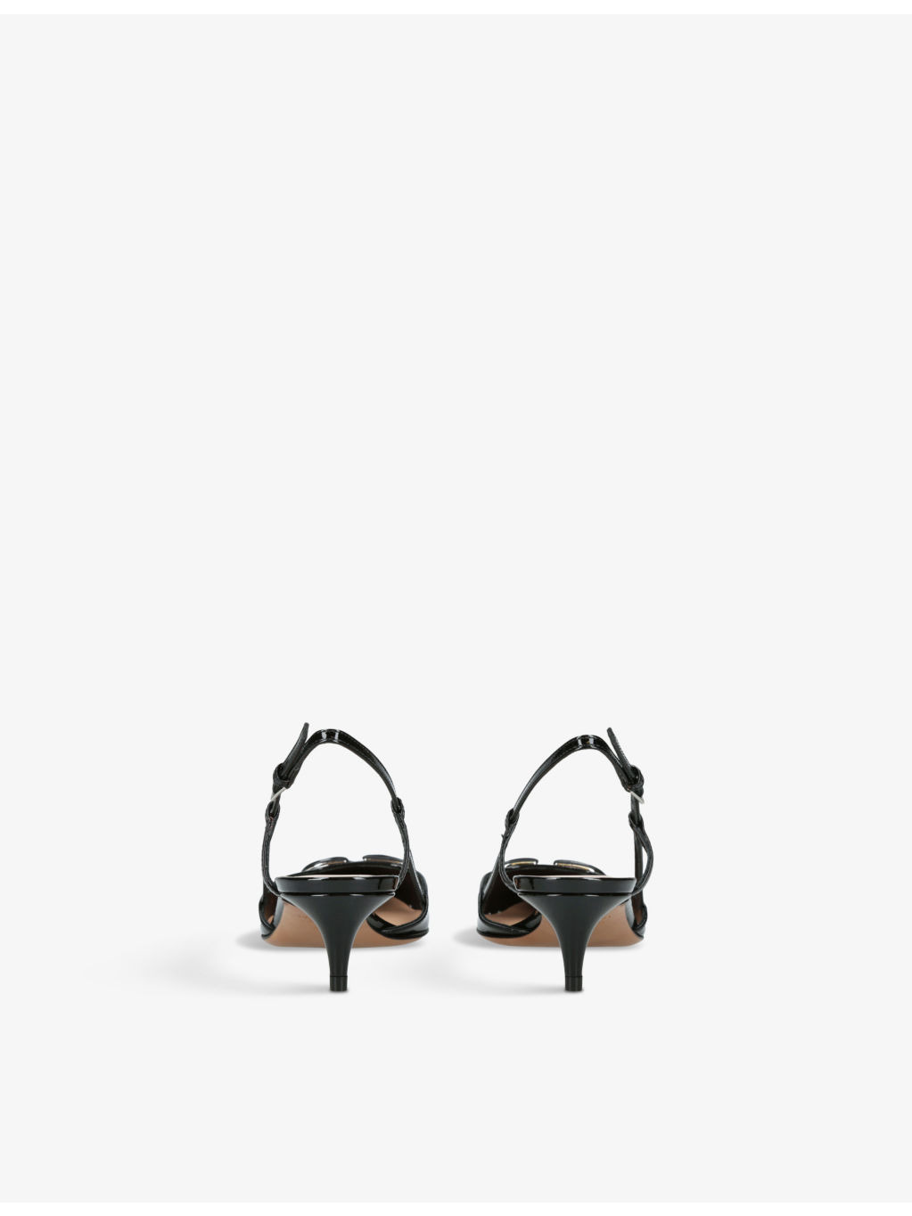 VLOGO 40 patent-leather slingback courts - 4