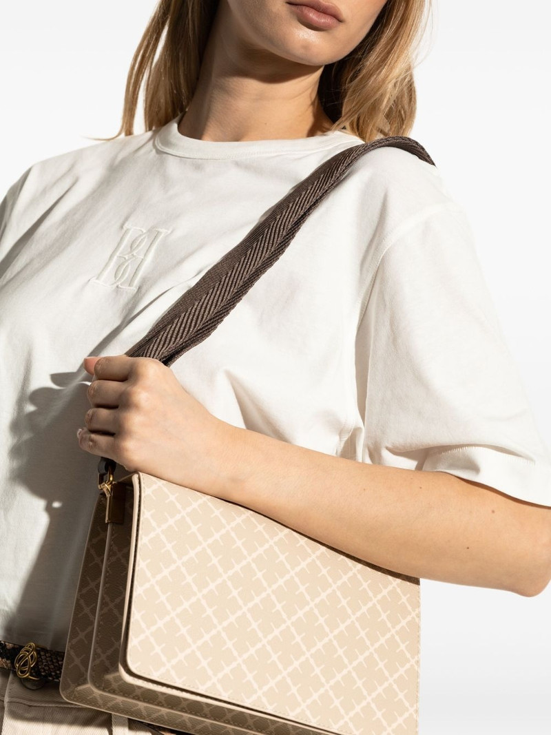 BY MALENE BIRGER Loenna monogrammed shoulder bag outlook