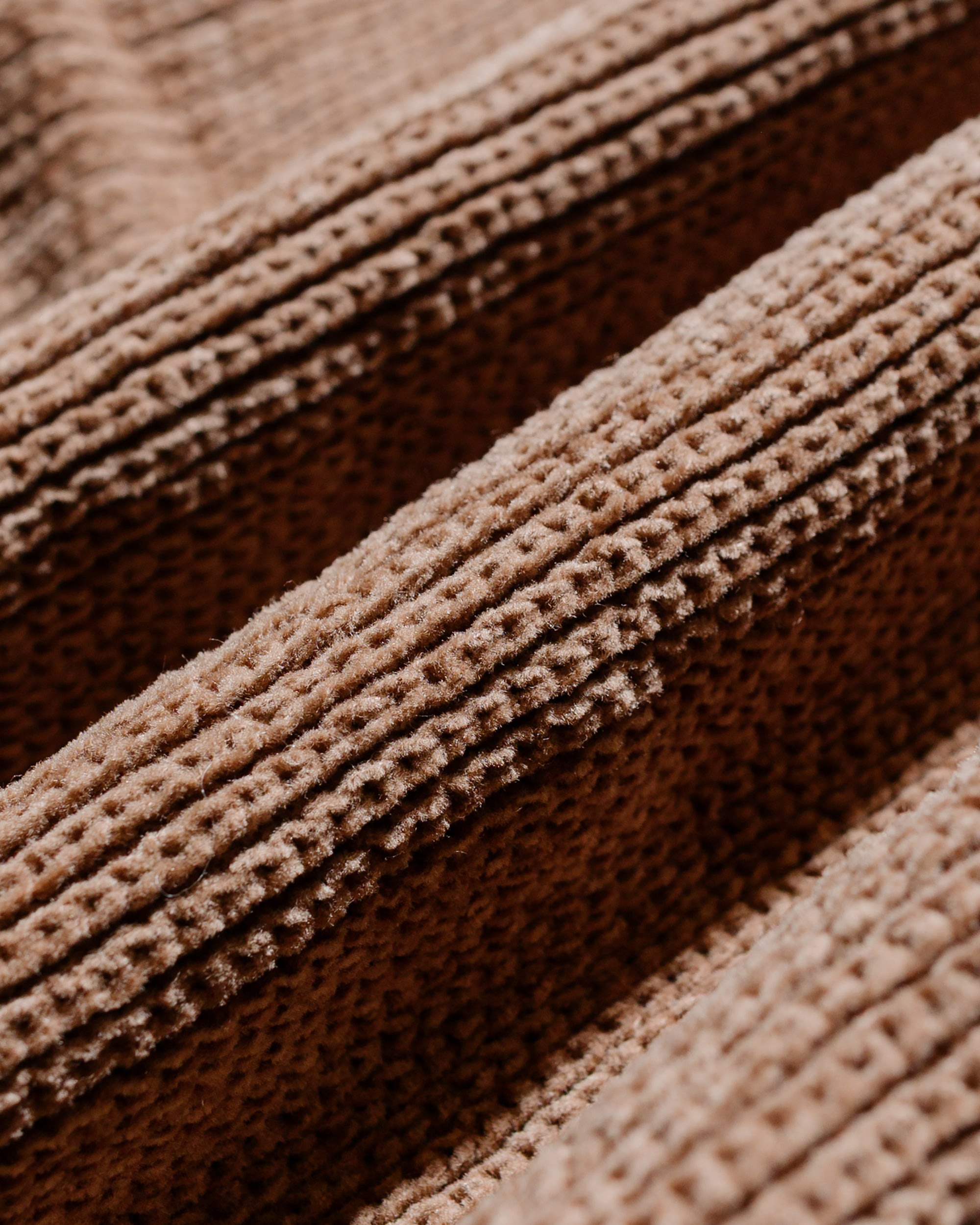 Stüssy Exposed Seam Sweater Brown - 5