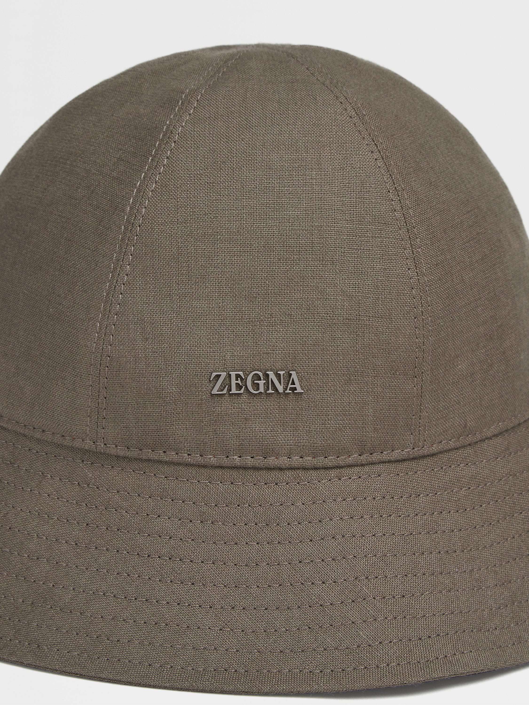 LIGHT BROWN OASI LINO BUCKET HAT - 2