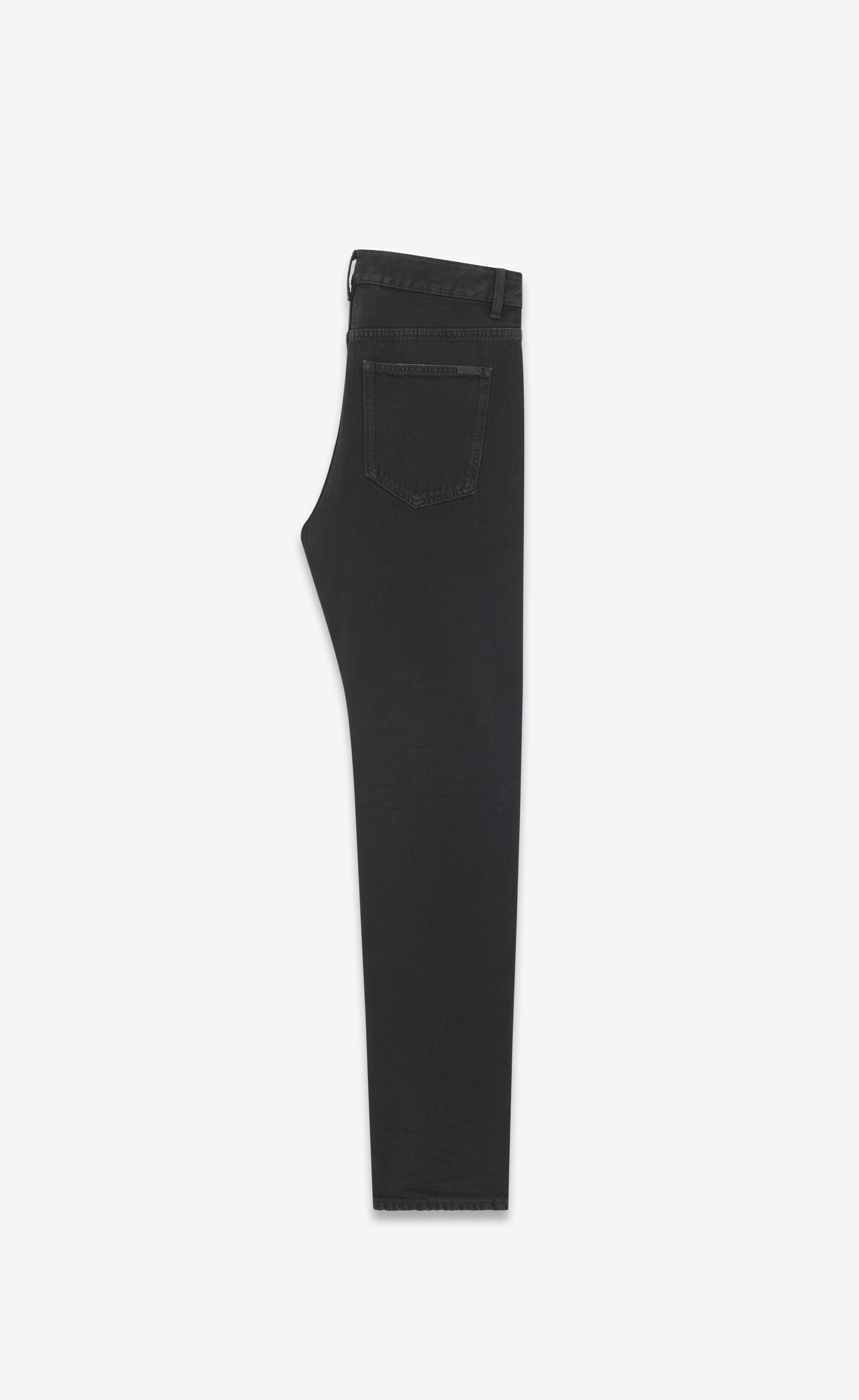 baggy jeans in carbon black denim - 3