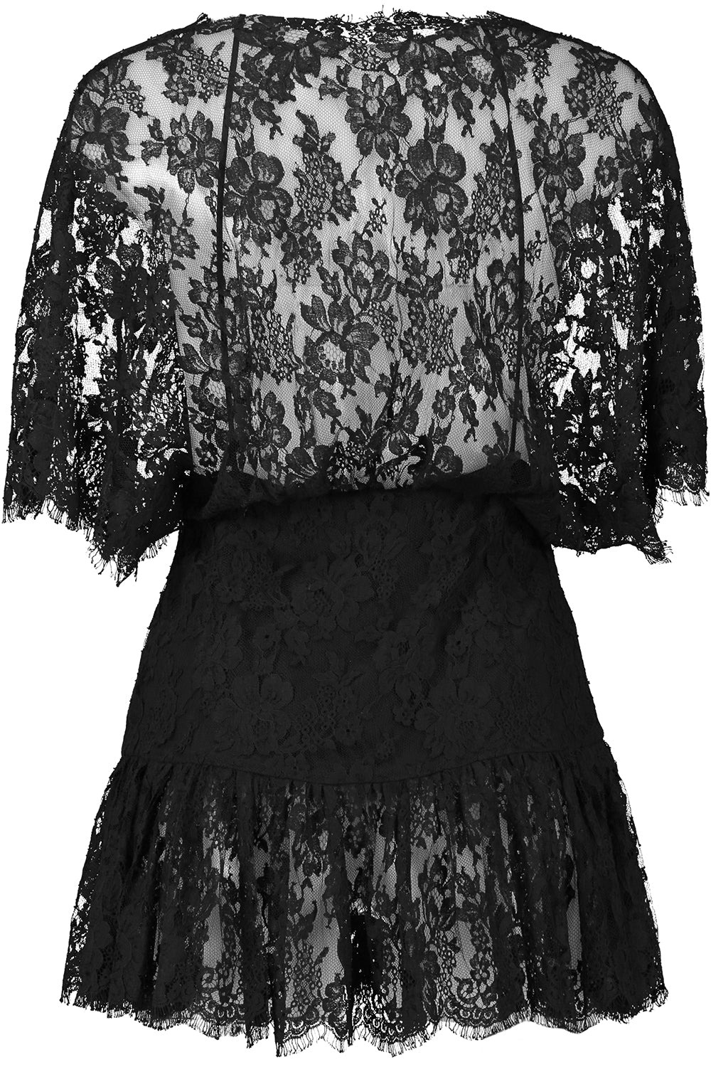 Fitted Ruffle Lace Top - 2