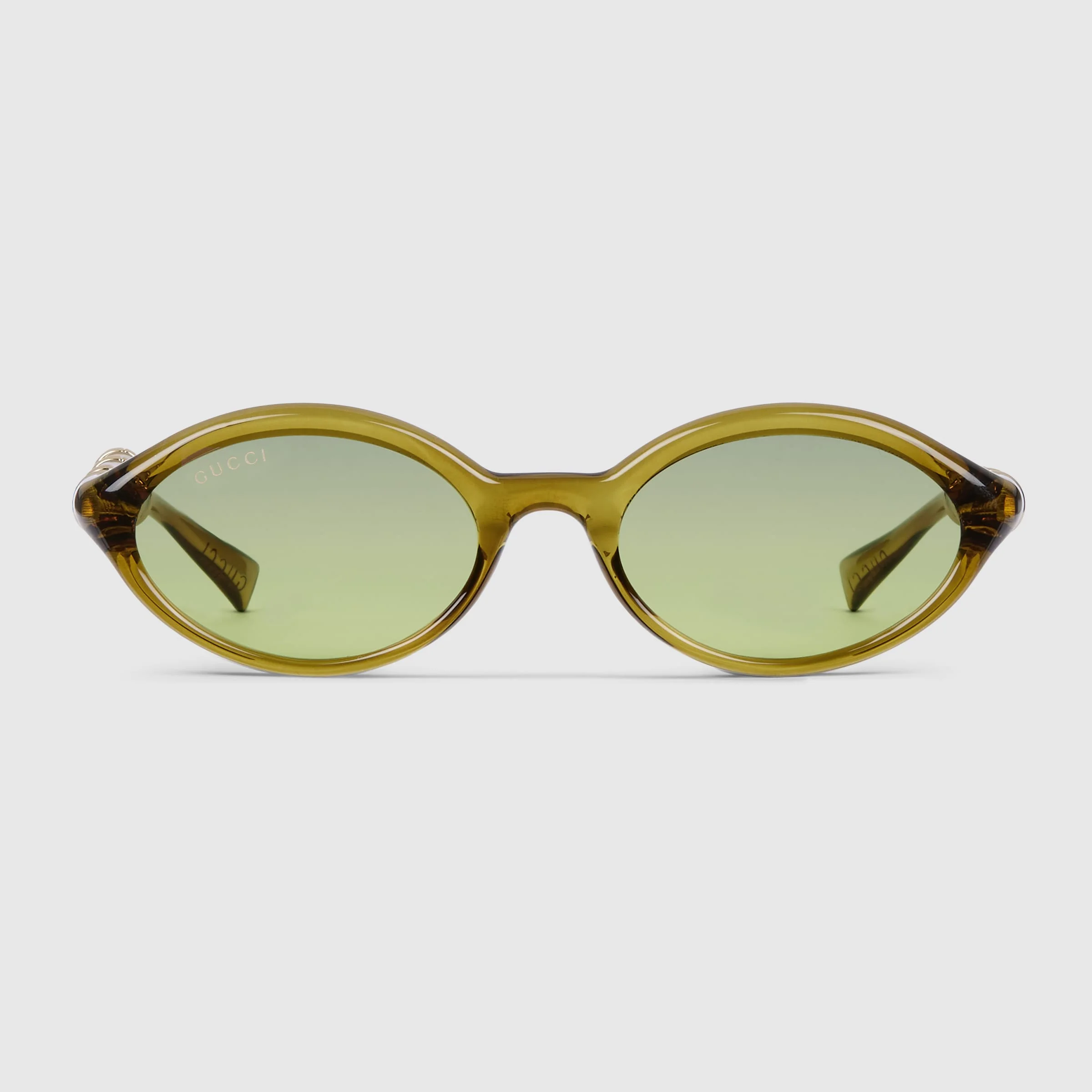 Oval frame sunglasses - 1