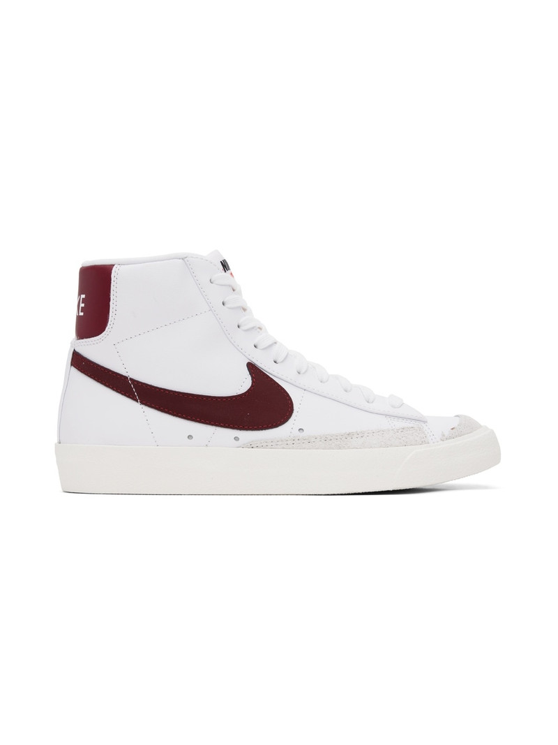 White & Red Blazer Mid '77 Vintage Sneakers - 1