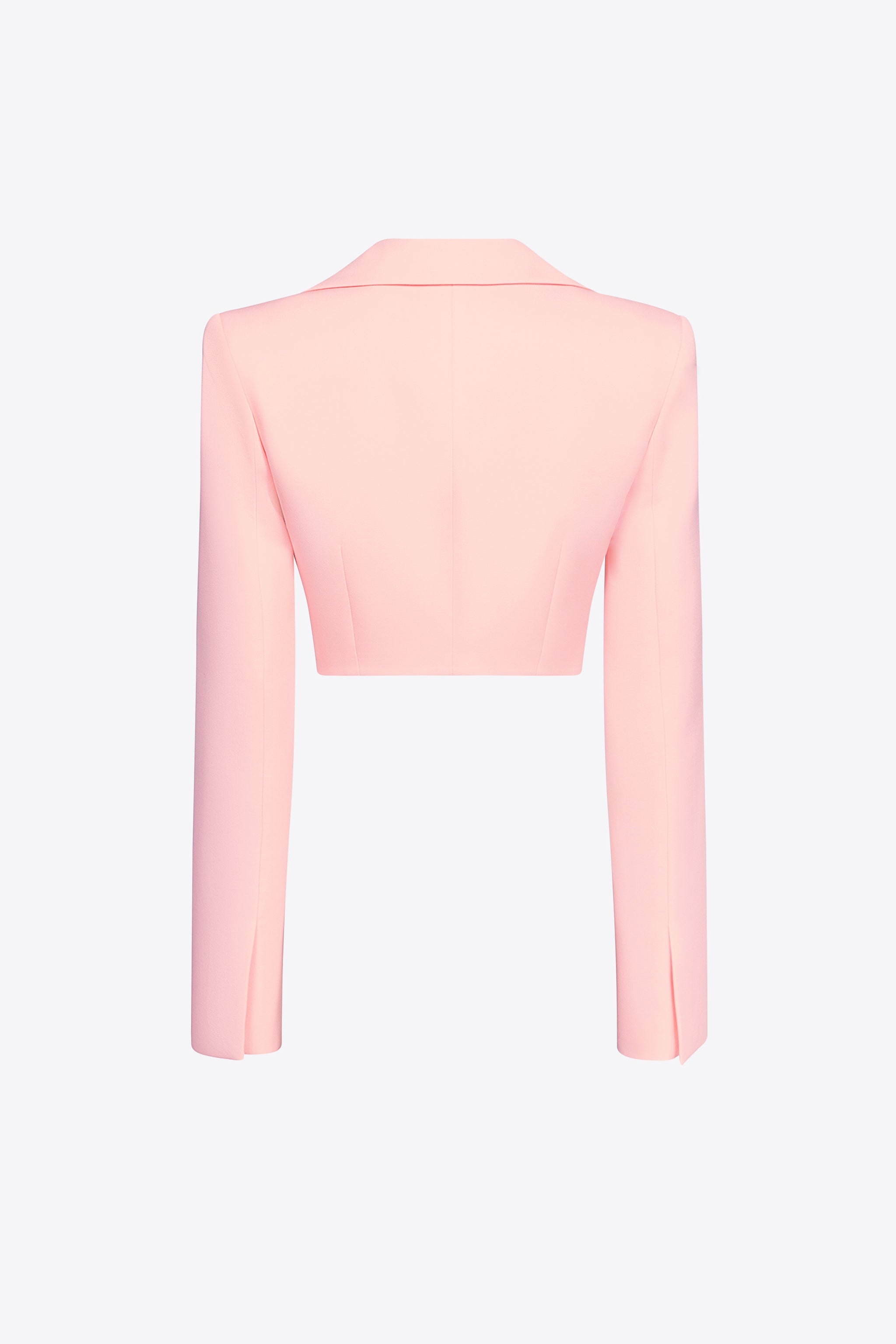 CRYSTAL EMBELLISHED BOW CROPPED JACKET - 2