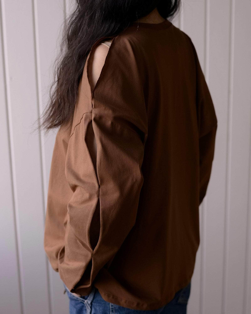 Pin Long Sleeve Tee - Regenerative Cotton Jersey 6