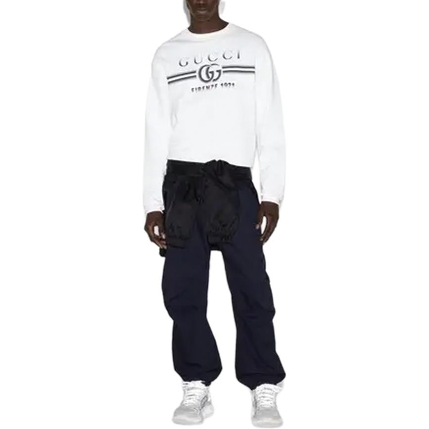 Gucci Cotton Jersey Sweatshirt 'White' 784413-XJGKQ-9082 - 2